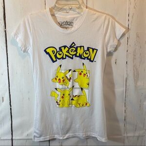 Pokémon Sz Small White Tee NEW